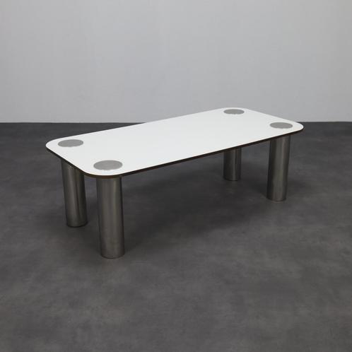 Coffee Table by Marco Zanuso for Zanotta, 1970s, Huis en Inrichting, Tafels | Salontafels, Gebruikt, Minder dan 50 cm, Rechthoekig