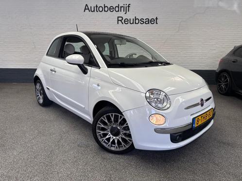 Fiat 500 0.9 TwinAir Lounge Nap Airco Panodak Leer Incl 12Mn, Auto's, Fiat, Bedrijf, ABS, Airbags, Airconditioning, Bluetooth