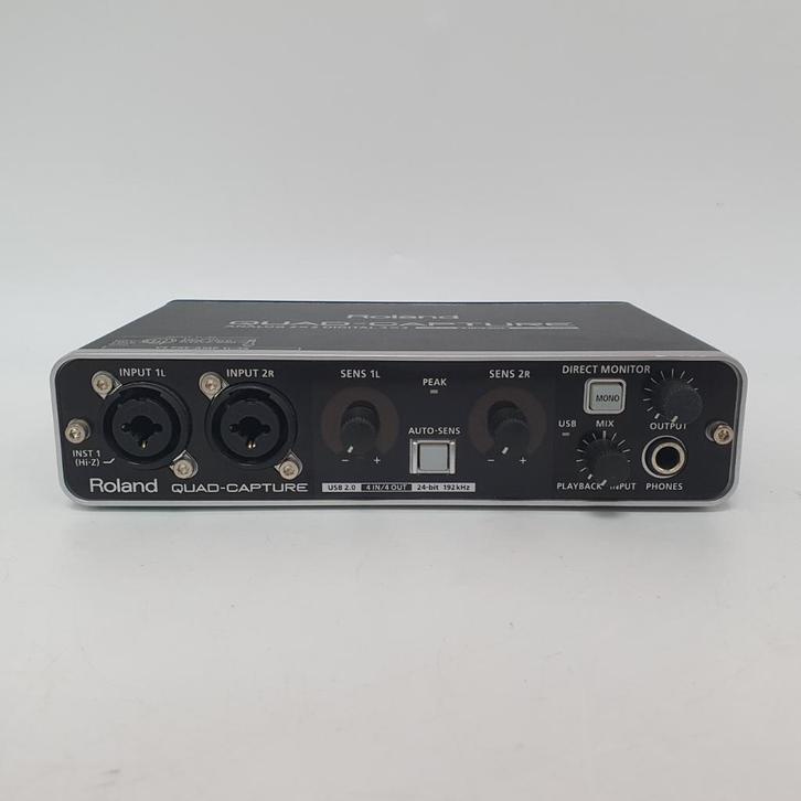 Roland UA-55 Quad-Capture Audio Interface in Nette Staat, Audio, Tv en Foto, Professionele Audio-, Tv- en Video-apparatuur, Zo goed als nieuw