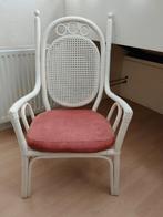 Witte Rotan Stoel met Kussen, Ophalen