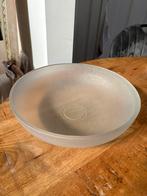 Glazen serveerschaal / opdienschaal / fruitschaal, Schaal, Rond, Ophalen of Verzenden, Glas
