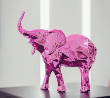 Richard Orlinski - Elephant Spirit (Pink Edition) ! beschikbaar voor biedingen