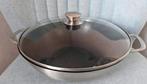 Wokpan 33 cm, Ophalen, Zo goed als nieuw, Gietijzer, Wok
