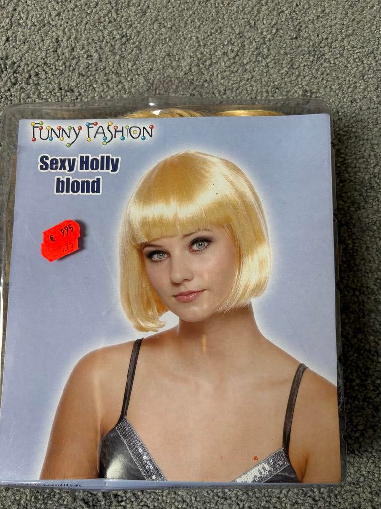 Sexy Blonde Pruik - Nieuw!, Kleding | Dames, Ophalen of Verzenden, Nieuw, Carnaval, Accessoires