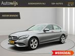 Mercedes-Benz C-klasse 180 Lease Edition|NAVI|LM-VELG|LED|NL, Auto's, Gebruikt, Bedrijf, Handgeschakeld, 695 kg