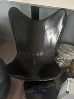 Vintage Vlinderstoel - Leer, Huis en Inrichting, Fauteuils, Ophalen, Gebruikt, Leer, 75 tot 100 cm