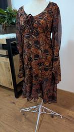 Tessa Koops jurk M, Kleding | Dames, Maat 38/40 (M), Bruin, Ophalen of Verzenden, Zo goed als nieuw