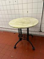 Tuintafel - tafel - tuin, Ophalen, Gebruikt, Rond, Hout