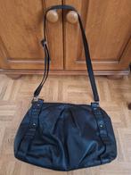 handtas/tassen/zwart/leer/, Kleding | Dames, Overige Dameskleding, Manfield, Ophalen of Verzenden, Gedragen