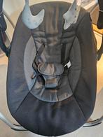 Zwarte Schommelstoel met Geluid - Zo Goed Als Nieuw, Schommelstoel, Ophalen, Overige merken, Met gordel(s) of riempje(s)