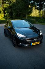 Opel Corsa 1.0T OPC LINE stuur/stoel verw 90PK 3D 2016 Zwart, Auto's, Opel, Voorwielaandrijving, 1063 kg, Zwart, Origineel Nederlands