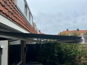 Optima Zonnescherm - 350 cm breed , antraciet grijs beschikbaar voor biedingen
