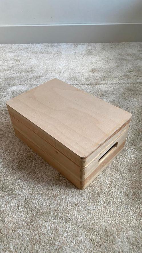 Houten kistjes - 100 te koop. Prijs per stuk, Huis en Inrichting, Woonaccessoires | Kisten, Nieuw, Minder dan 50 cm, Minder dan 50 cm
