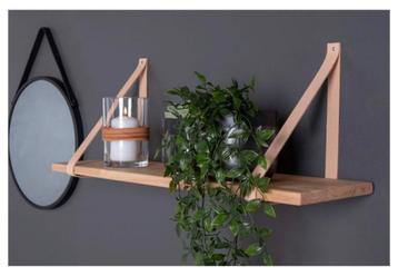 Nieuwe House of Nordic rubber plank met leren houder beschikbaar voor biedingen