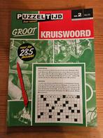 Puzzeltijd kruiswoord groot (lees advertentie), Ophalen of Verzenden, Gebruikt, Puzzelboek