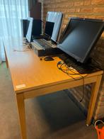 Tafel beuken massief  80/200, Huis en Inrichting, Ophalen, 200 cm of meer, 50 tot 100 cm, Zo goed als nieuw