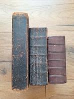 3 oude Bijbels en psalmenboek, Antiek en Kunst, Antiek | Boeken en Bijbels, Ophalen of Verzenden