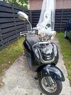 Retro scooter 70cc 4-takt zwart alarm usb sloten windscherm, Ophalen, Gebruikt, AGM touring, Maximaal 45 km/u