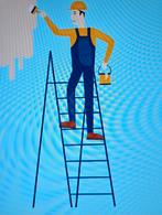 Schilder en behanger