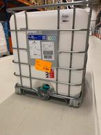 IBC met plastic pallet of metalen 1000litet, Tuin en Terras, Regentonnen, Met kraantje, 150 liter of meer, Ophalen of Verzenden