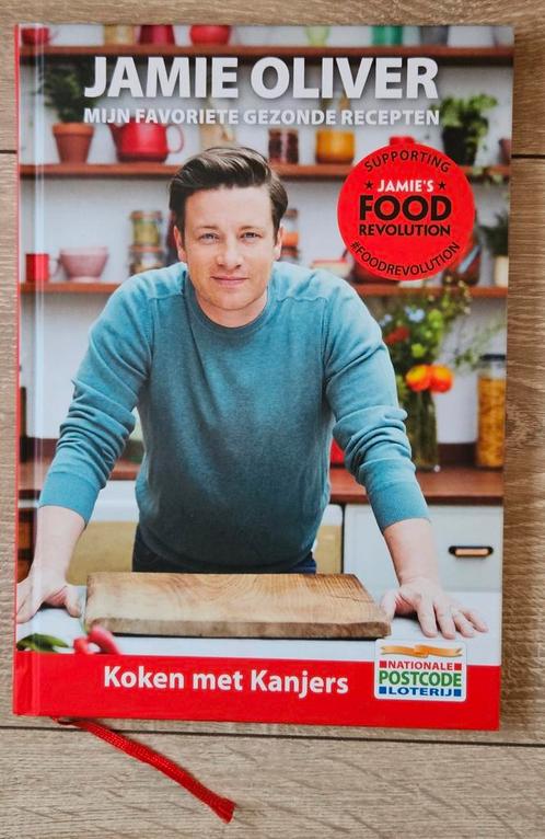 Koken met kanjers - Jamie Oliver, Boeken, Kookboeken, Zo goed als nieuw, Gezond koken, Vegetarisch, Ophalen of Verzenden