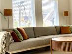Complete lamp, lampenkap Banba plus voet., Huis en Inrichting, Lampen | Lampenkappen, Ophalen, Overige kleuren, Ibiza bohemian landelijk