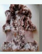 Bodywarmer mooi design echt bont niet gedragen, Kleding | Dames, Bodywarmers, Ophalen, Zo goed als nieuw, Maat 38/40 (M), Bruin