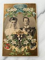 Ak relief kronprinz Wilhelm cecilie adelaar trouwen, Ophalen of Verzenden, Voor 1920