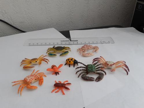 Verzameling krab, kreeft, dierfiguren, geen Schleich, Verzamelen, Dierenverzamelingen, Gebruikt, Beeldje of Figuurtje, Overige soorten