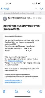 Halve van Haarlem startbewijs, Eén persoon