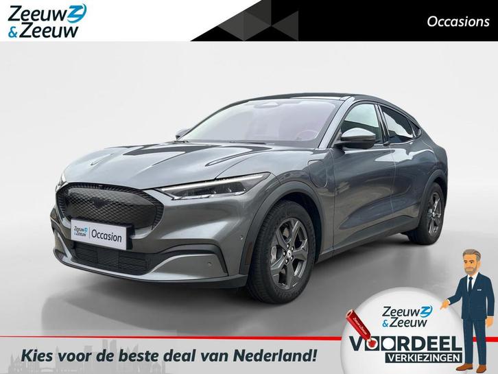 Ford Mustang Mach-E Extended RWD 98 kWh 294pk | Stoel- stuur, Auto's, Ford, Bedrijf, Te koop, Mustang, 360° camera, ABS, Achteruitrijcamera