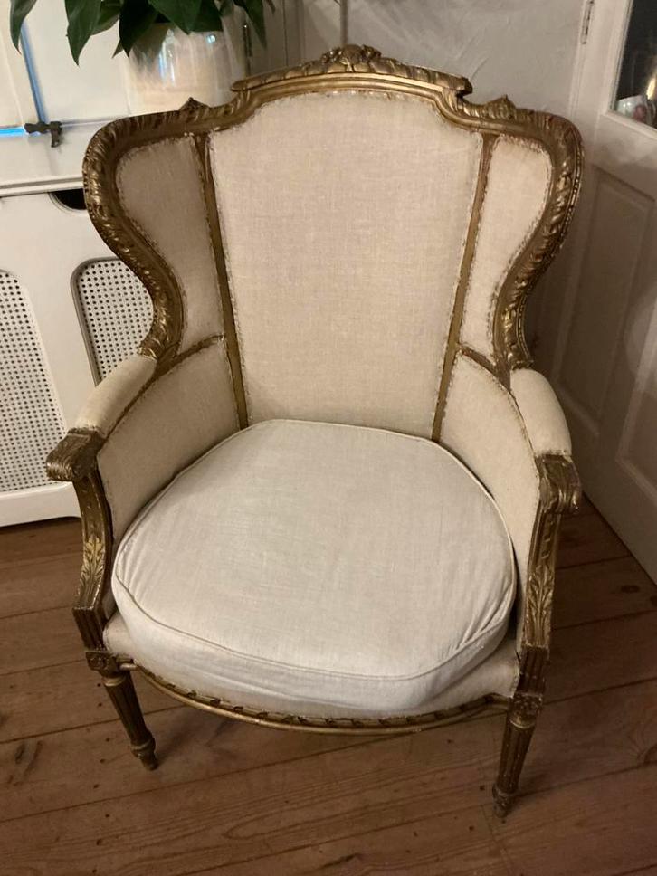 Prachtige antieke Franse  fauteuil 19 de eeuws, Antiek en Kunst, Curiosa en Brocante, Ophalen