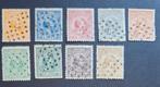 Puntstempel zegels num 5 Amsterdam  Wilhelmina serie 9 stuks, Postzegels en Munten, Postzegels | Nederland, Ophalen of Verzenden