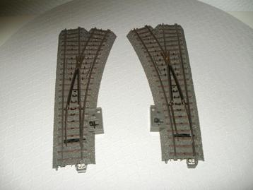Marklin Ho C rails wissel set met wissel 24611 L+24612 R. beschikbaar voor biedingen