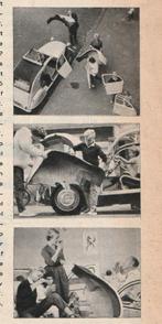 Retro reclame 1959 Citroën 2CV Eend auto fam. de Vries, Verzamelen, Verzenden, Overige typen