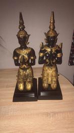 2 mooie Boeda Beelden met bladgoud  zijn perbeeld 54 cm hoog, Ophalen of Verzenden, Zo goed als nieuw
