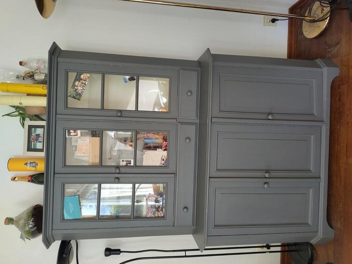 grenen buffetkast, Huis en Inrichting, Kasten | Buffetkasten, Gebruikt, 150 tot 200 cm, 150 tot 200 cm, 25 tot 50 cm, Met lade(s)