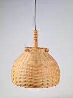 Vintage rotan pine hanglamp scandinavisch ’60 boho Japandi