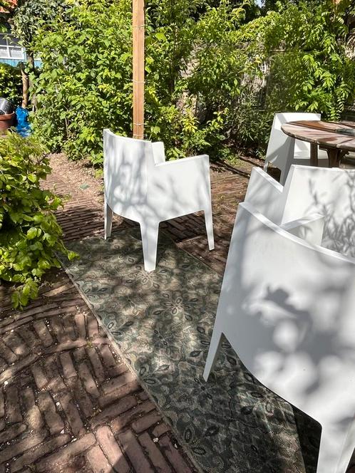 Zes nette philip starck tuinstoelen, Tuin en Terras, Tuinstoelen, Zo goed als nieuw, Kunststof, Ophalen