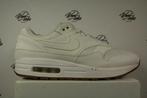 Nike Air Max 1 White Gum Sole - 42,5, -, Wit, -, Ophalen of Verzenden
