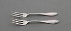 2 kleine 800 zilveren vorkjes, zuur / confituur, Verzenden, Zilver