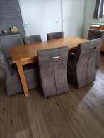 Eetkamerstoelen (6 stuks, 15 euro per stuk), Huis en Inrichting, Stoelen, Ophalen, Hout, Gebruikt, Modern/ tijdloos