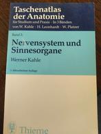 Taschenatlas der Anatomie, deel 3, nervensystem und sinnesor, Ophalen of Verzenden, Zo goed als nieuw
