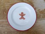 Emaille kinderbordje met afbeelding van Peperkoek Mannetje, Ophalen of Verzenden