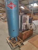 Compressor, inclusief luchtdroger en 500l buffertank, Ophalen of Verzenden, Geluidgedempt, Gebruikt, 800 liter/min of meer
