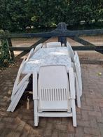 Gratis af te halen tiunset hartman stoelen, Ophalen of Verzenden, Gebruikt, Kunststof