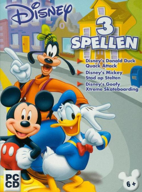 Disney 3 Spellen - Donald, Mickey & Goofy - NL - NIEUW, Spelcomputers en Games, Games | Pc, Nieuw, Avontuur en Actie, 1 speler