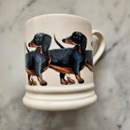 Emma bridgewater mok 1/2 pint dachshund dogs hond teckel, Gebruikt, Ophalen of Verzenden, Overige stijlen, Kop(pen) en/of Schotel(s)
