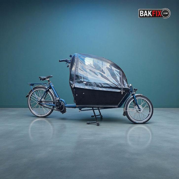 🎄Elektrische Bakfiets(.)nl lang met huif- Goed onderhouden!, Fietsen en Brommers, Fietsen | Bakfietsen, Zo goed als nieuw, Overige merken