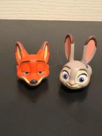 Zootopia Nick wilde en Judy hopps ringen, Ophalen of Verzenden, Overige figuren, Zo goed als nieuw, Beeldje of Figuurtje